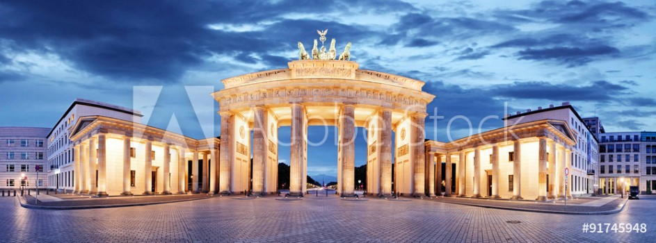 Bild på Brandenburg Gate Berlin Germany - panorama